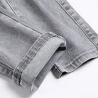 Slim Fit Džíny s Výšivkou - Ciele