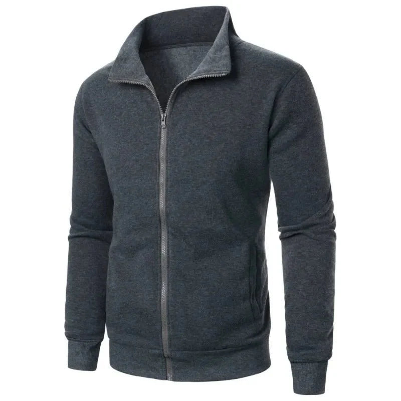 Svetr na Zip Regular Fit - Ciele