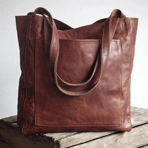 Dagmar - Elegantní Kožená Kabelka - Ciele
