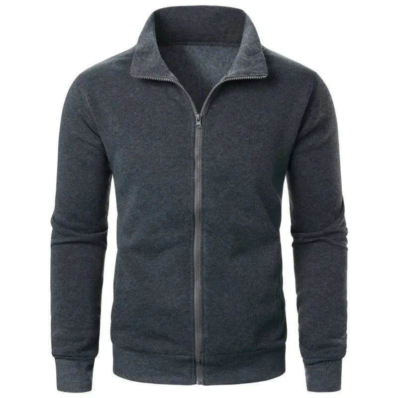 Svetr na Zip Regular Fit - Ciele
